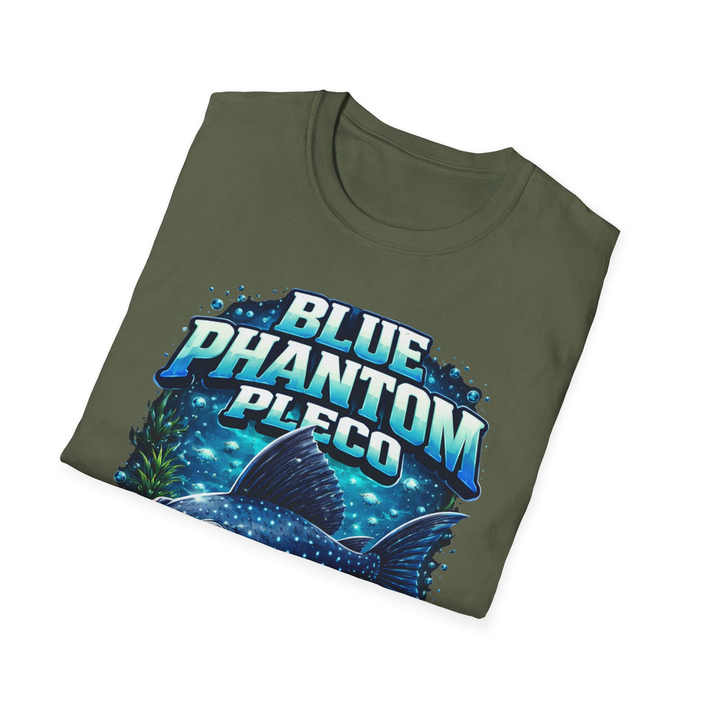 Blue Phantom Pleco T-Shirt — Graphic Aquarium Fish Tee