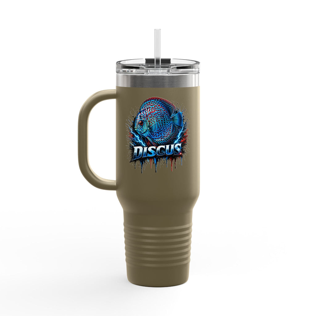 Electric Discus – 40oz Premium Insulated Travel Mug