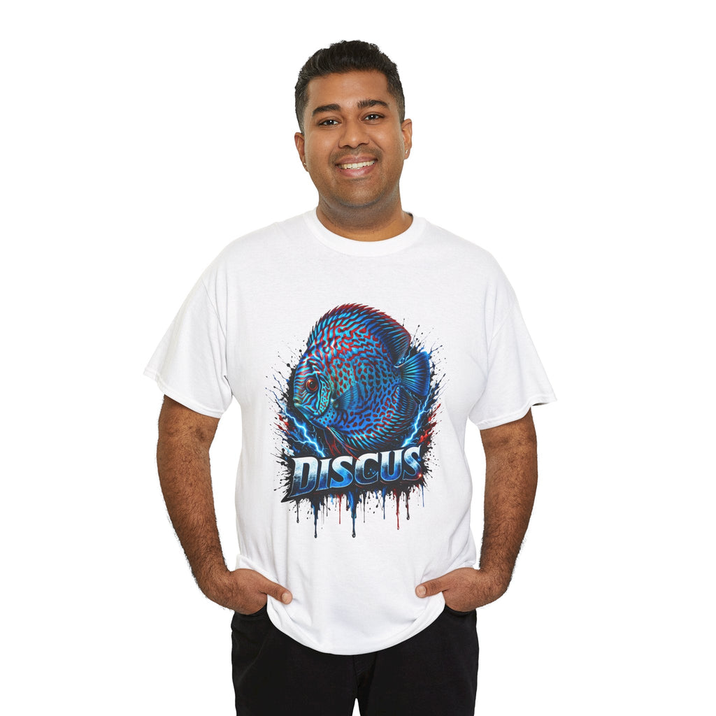 Discus Fish Graphic Tee - Vibrant Aquarium Fish Shirt