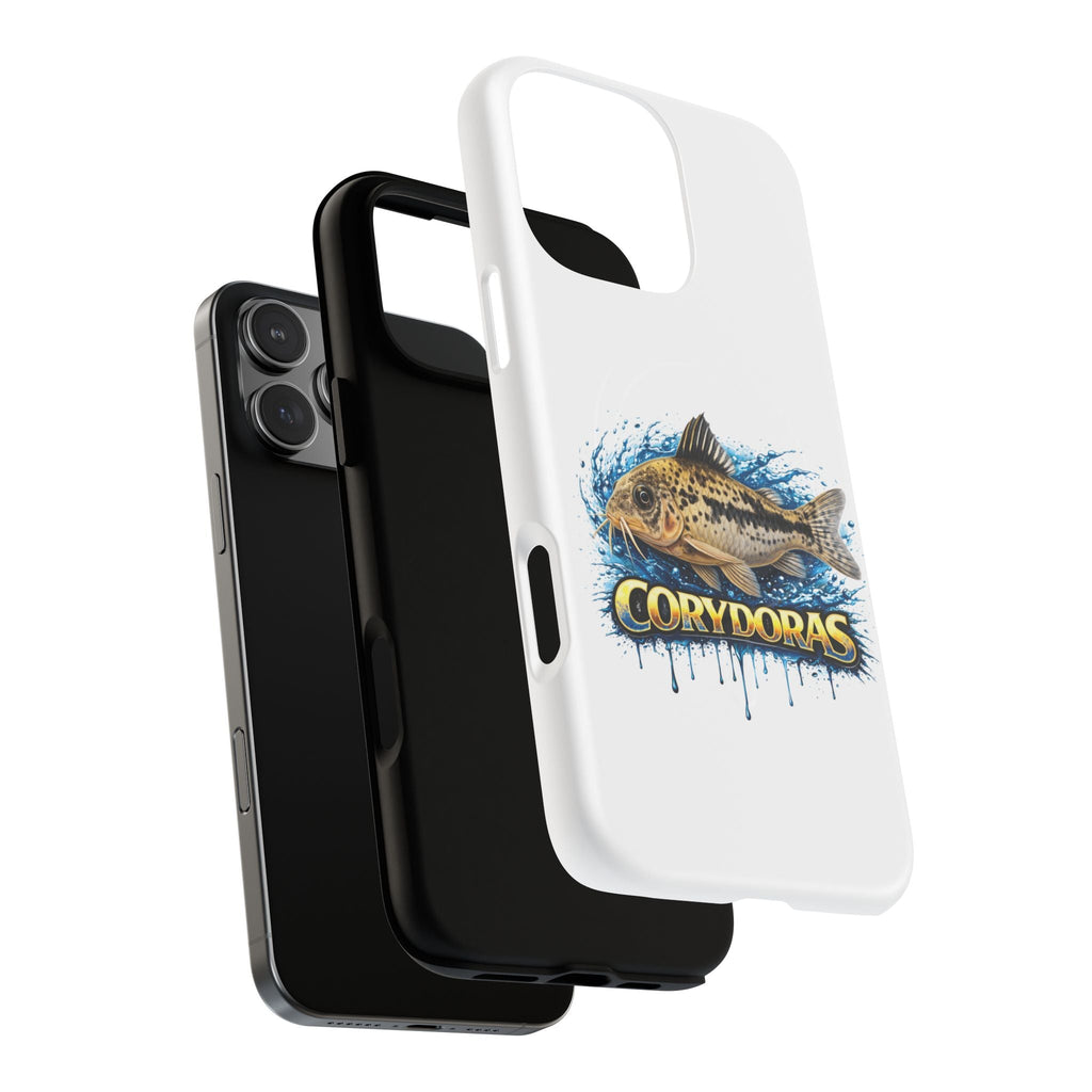 Corydoras Tough Magnetic Phone Case — Protective Fish Aquarium Design