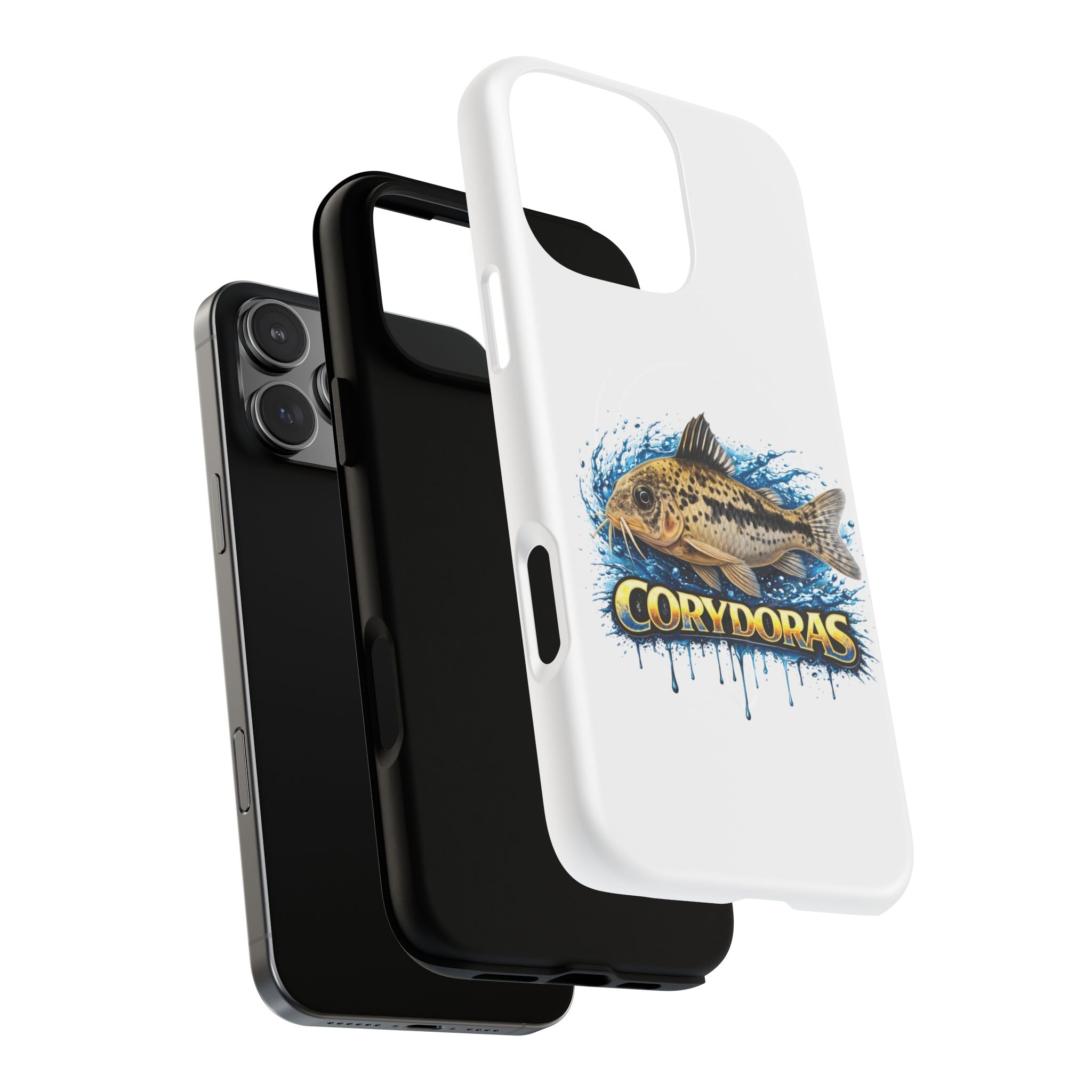 Corydoras Tough Magnetic Phone Case — Protective Fish Aquarium Design