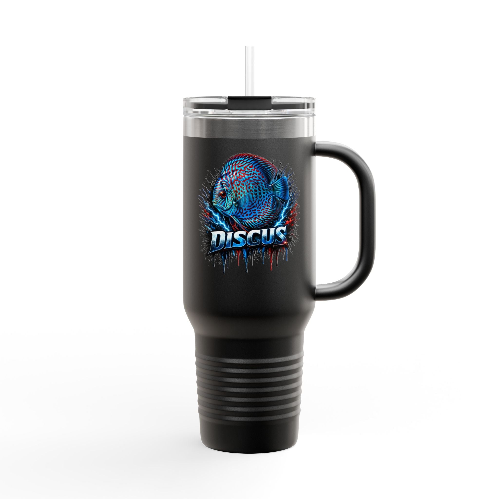 Electric Discus – 40oz Premium Insulated Travel Mug