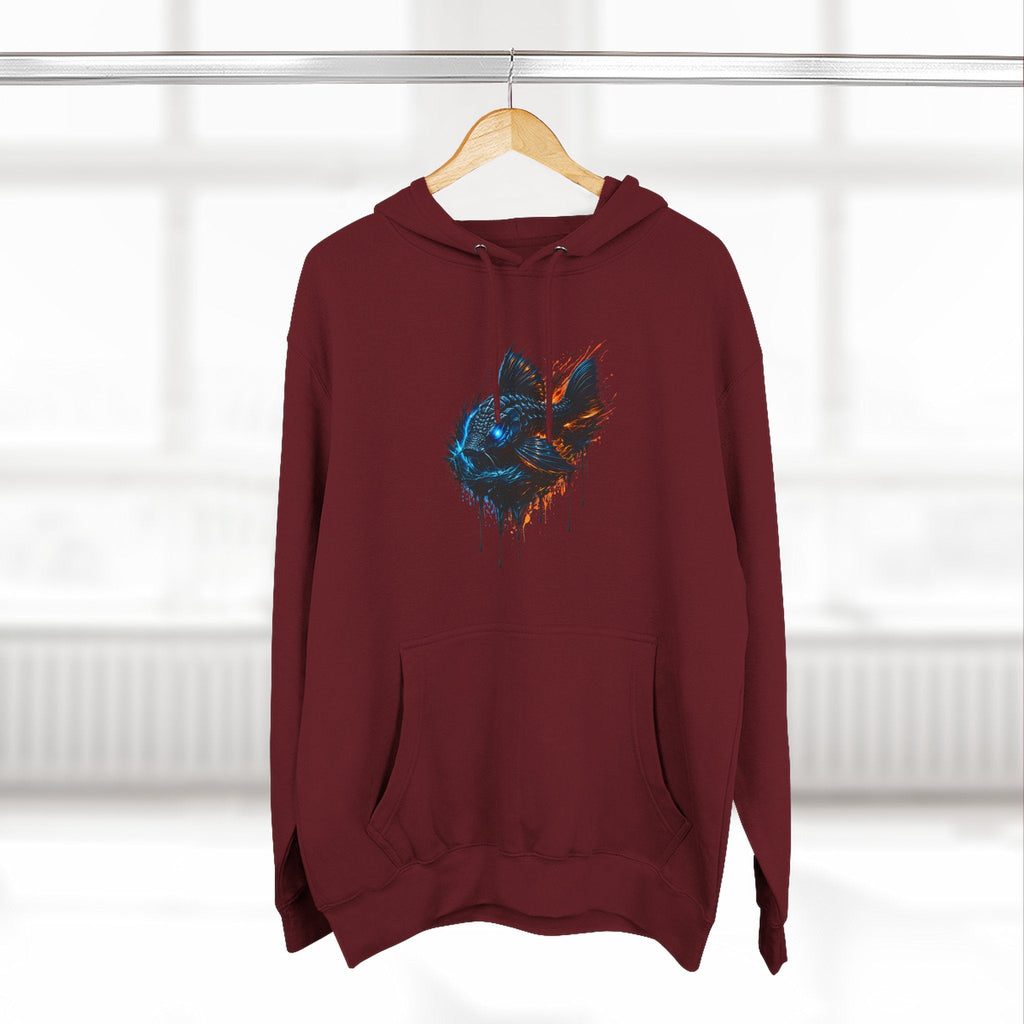 Armored Pleco L-185 – Premium Fleece Hooded Sweatshirt