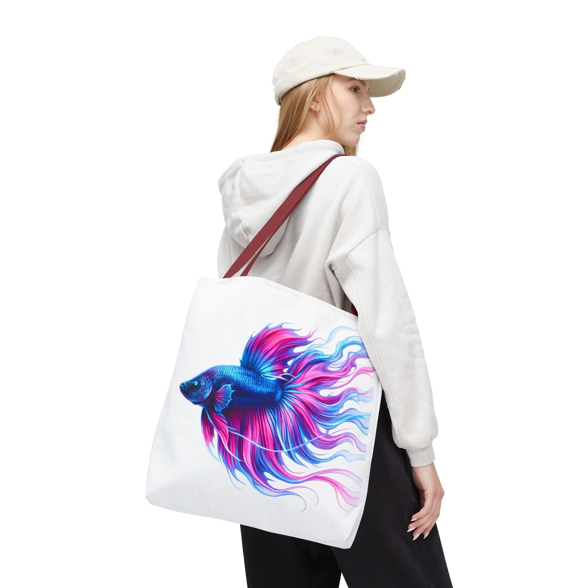 Electric Paint Betta Tote Bag