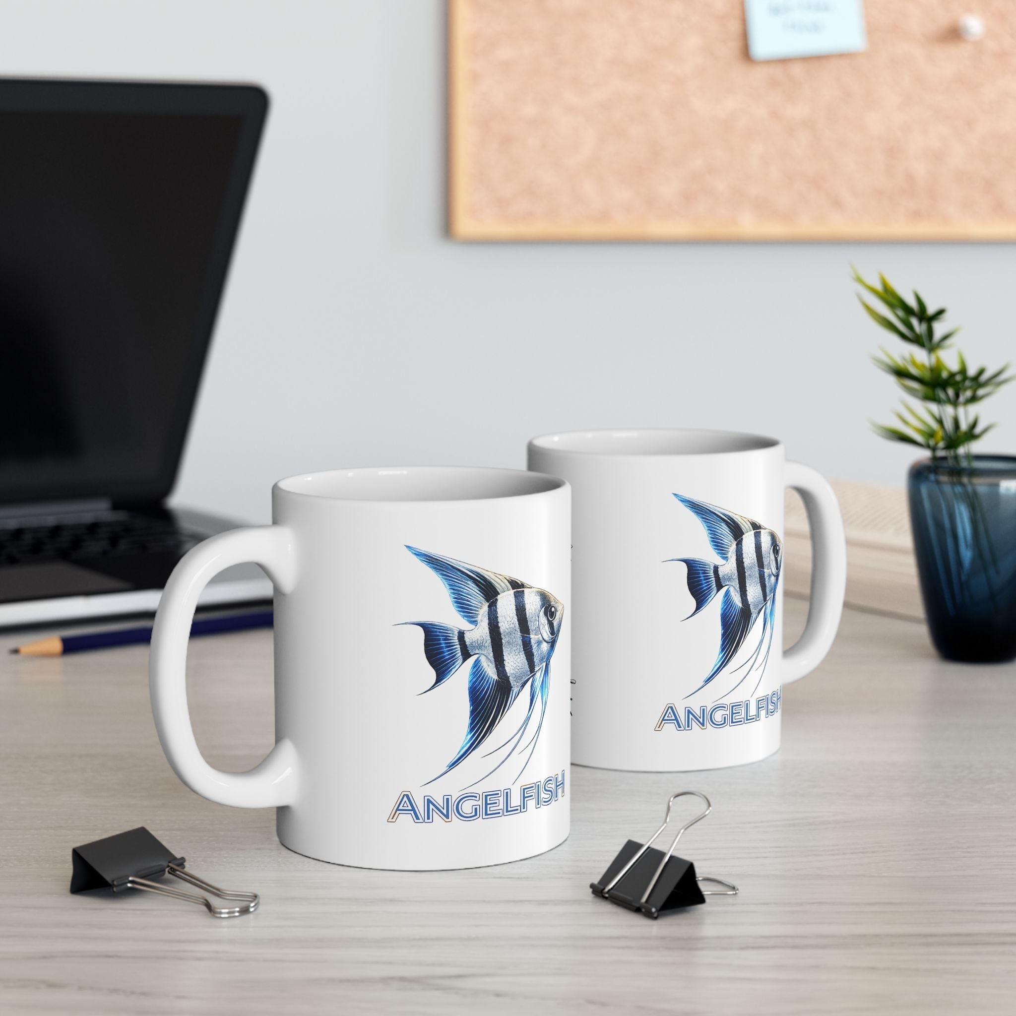 Early Tides. The Angelfish Collector's Coffee Cup. Ceramic Coffee Cup (11oz, 15oz)