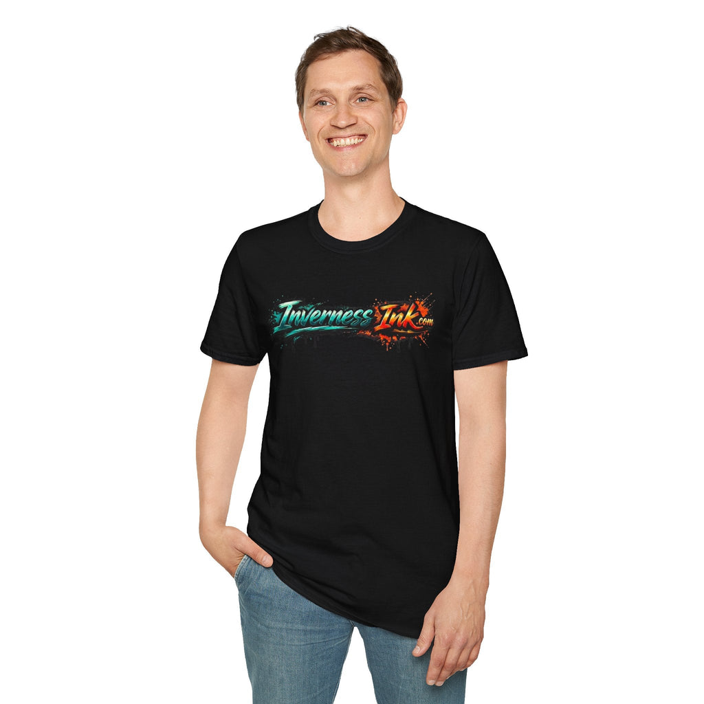 Electric Discus Fish T-Shirt - King of the Aquarium Lightning Art