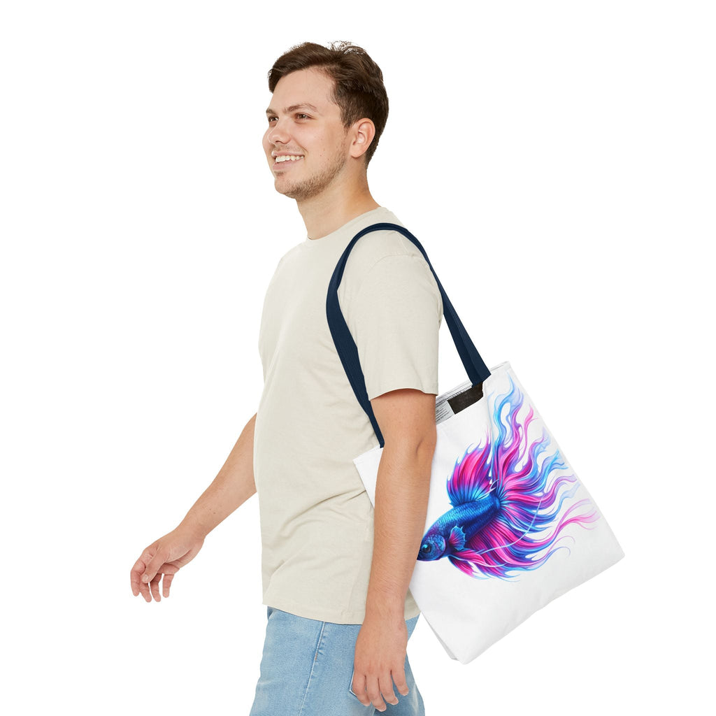 Electric Paint Betta Tote Bag