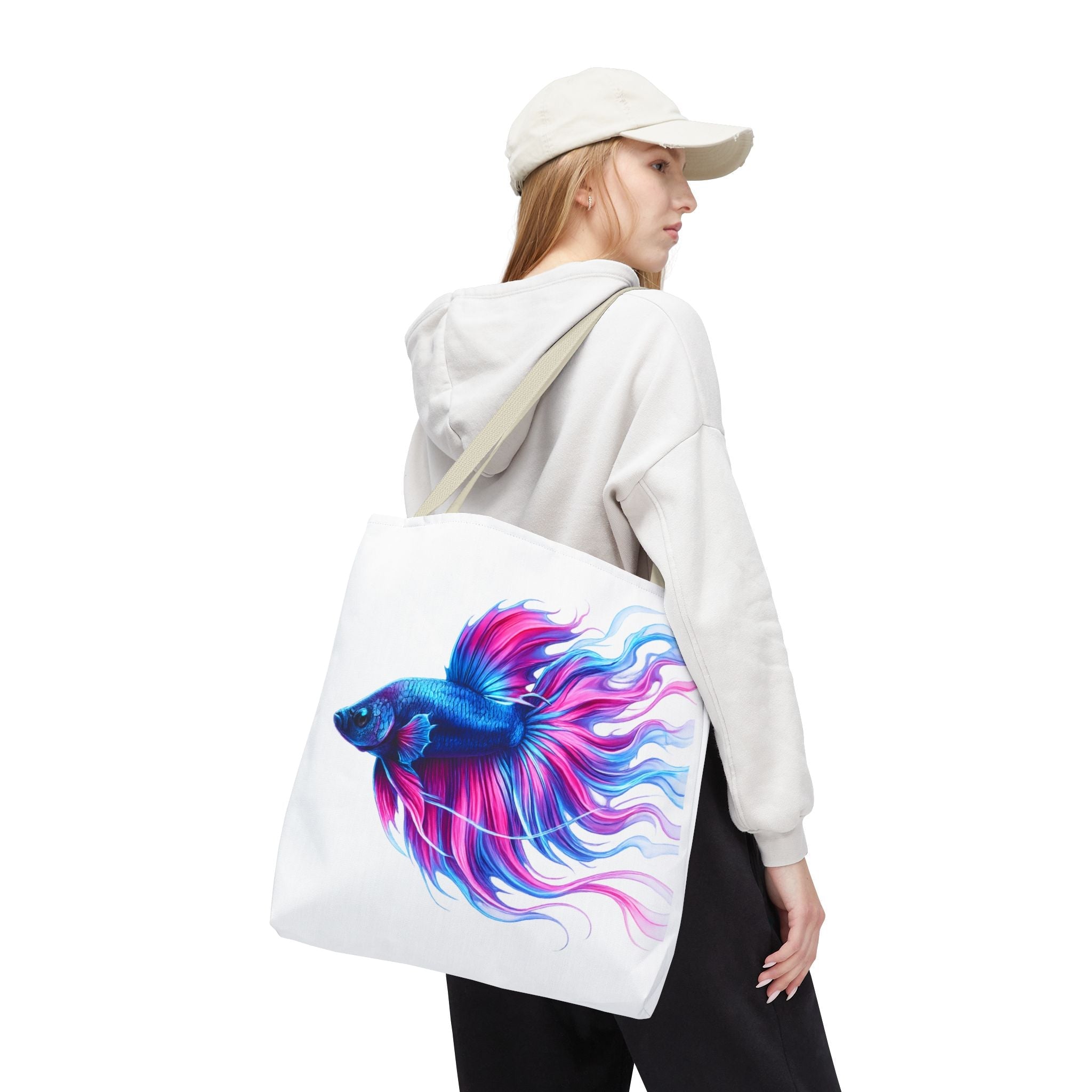 Electric Paint Betta Tote Bag