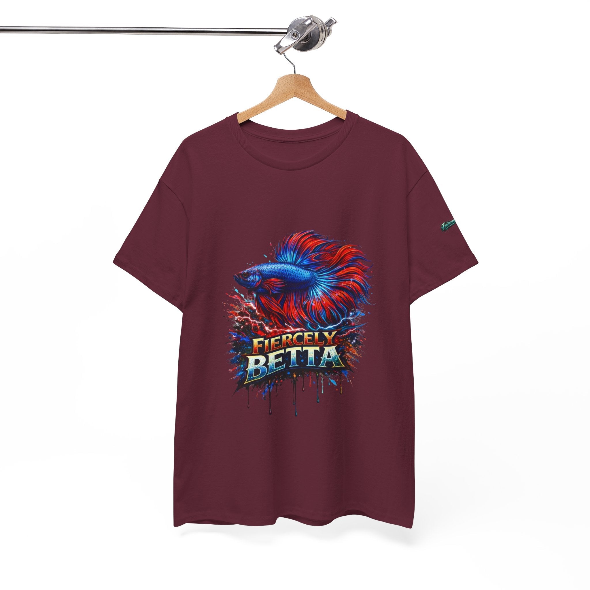 Betta Fish T-Shirt — Fiercely Betta Colorful Aquarium Fish Tee