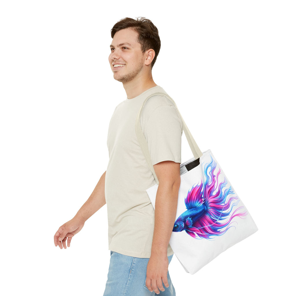 Electric Paint Betta Tote Bag