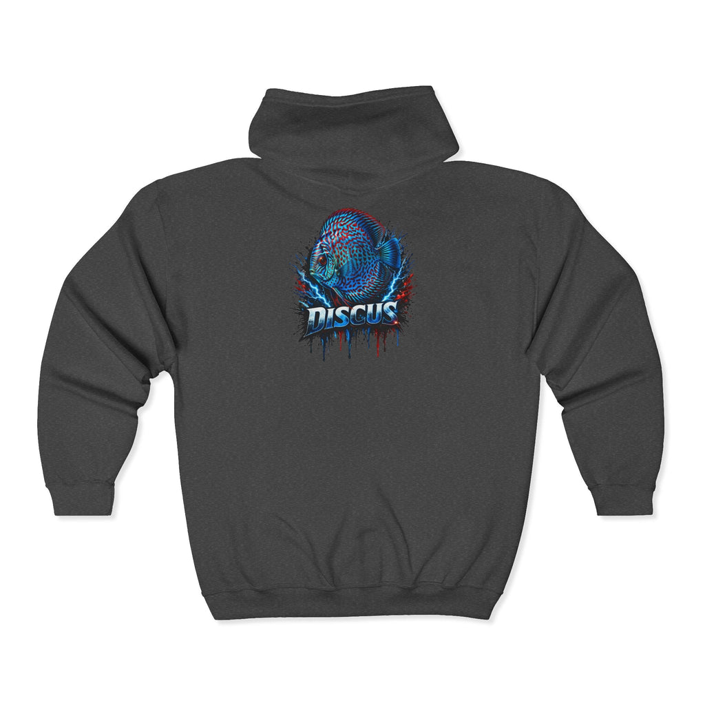 Electric Discus – Premium Full-Zip "Lightning" Hoodie