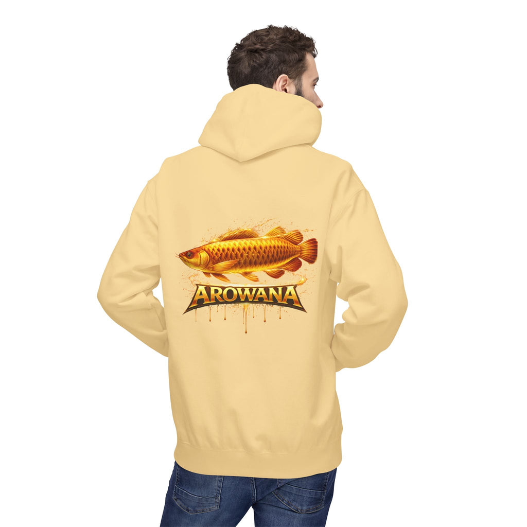 Arowana Fish Graphic Hoodie – Golden Arowana Design