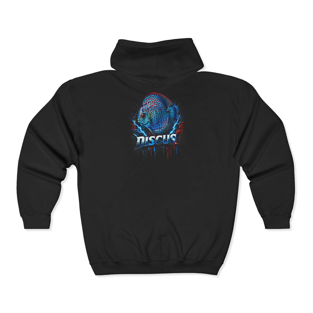 Electric Discus – Premium Full-Zip "Lightning" Hoodie