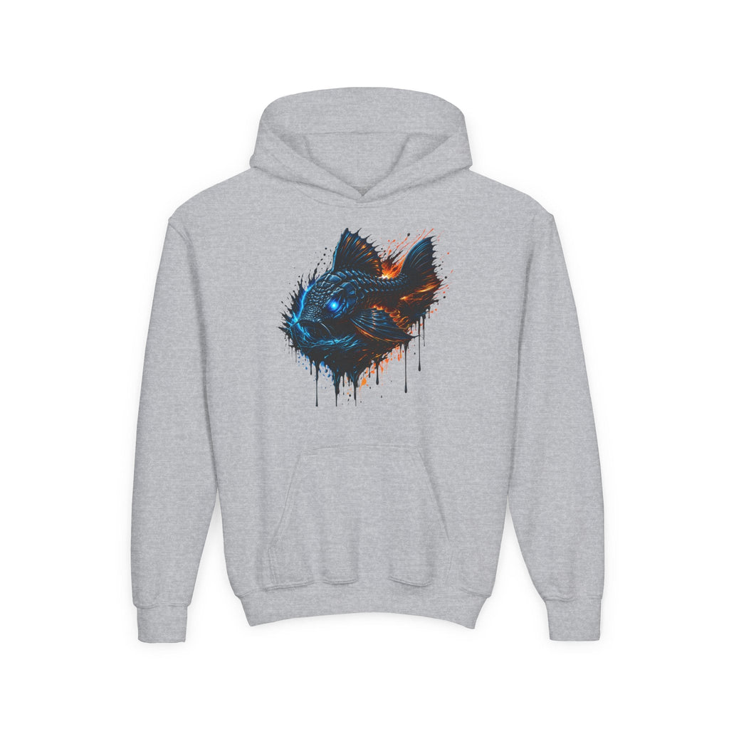 Armored Pleco L-185 – Youth Premium Hooded Sweatshirt