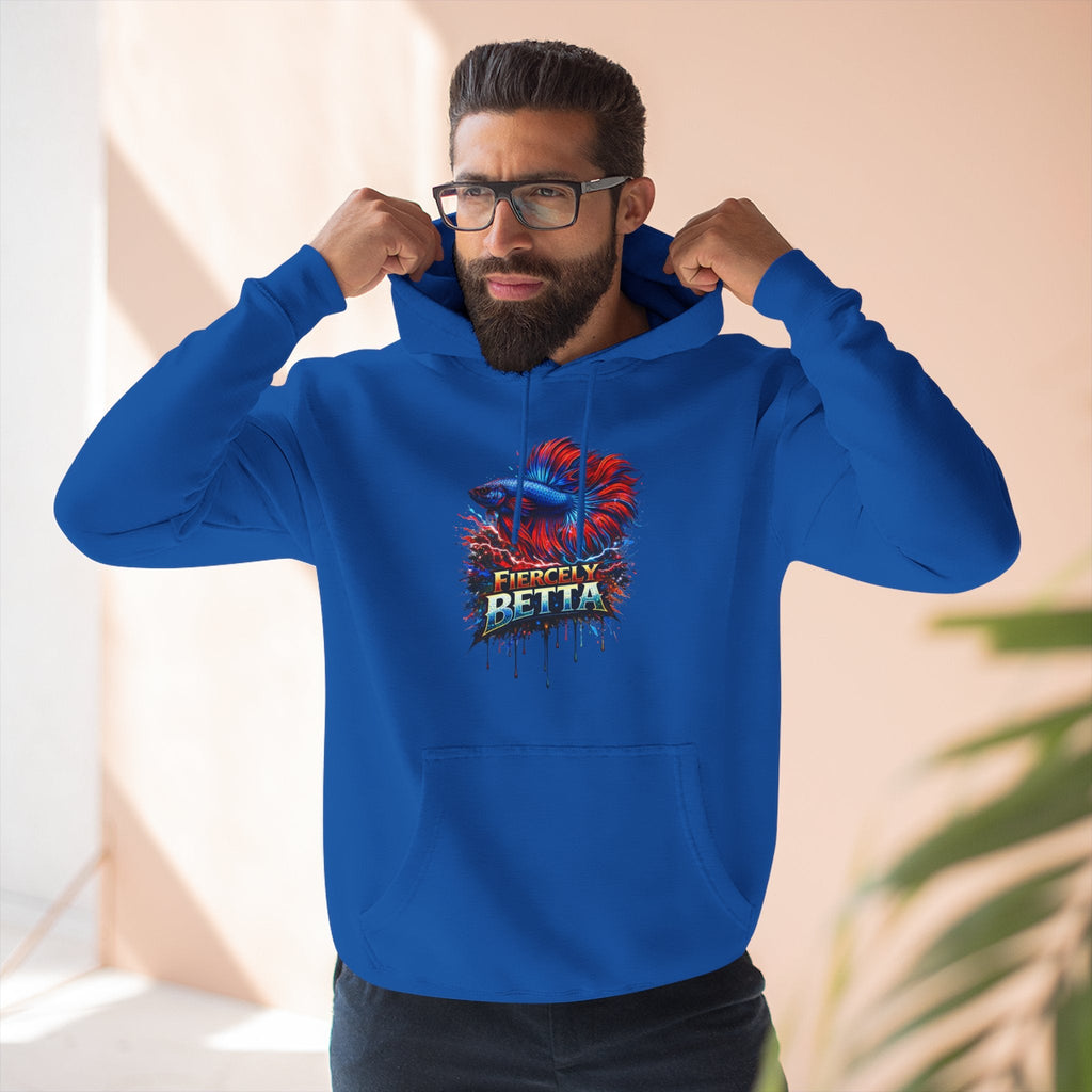Fiercely Betta – Premium "Neon Flare" 3-End Fleece Hoodie
