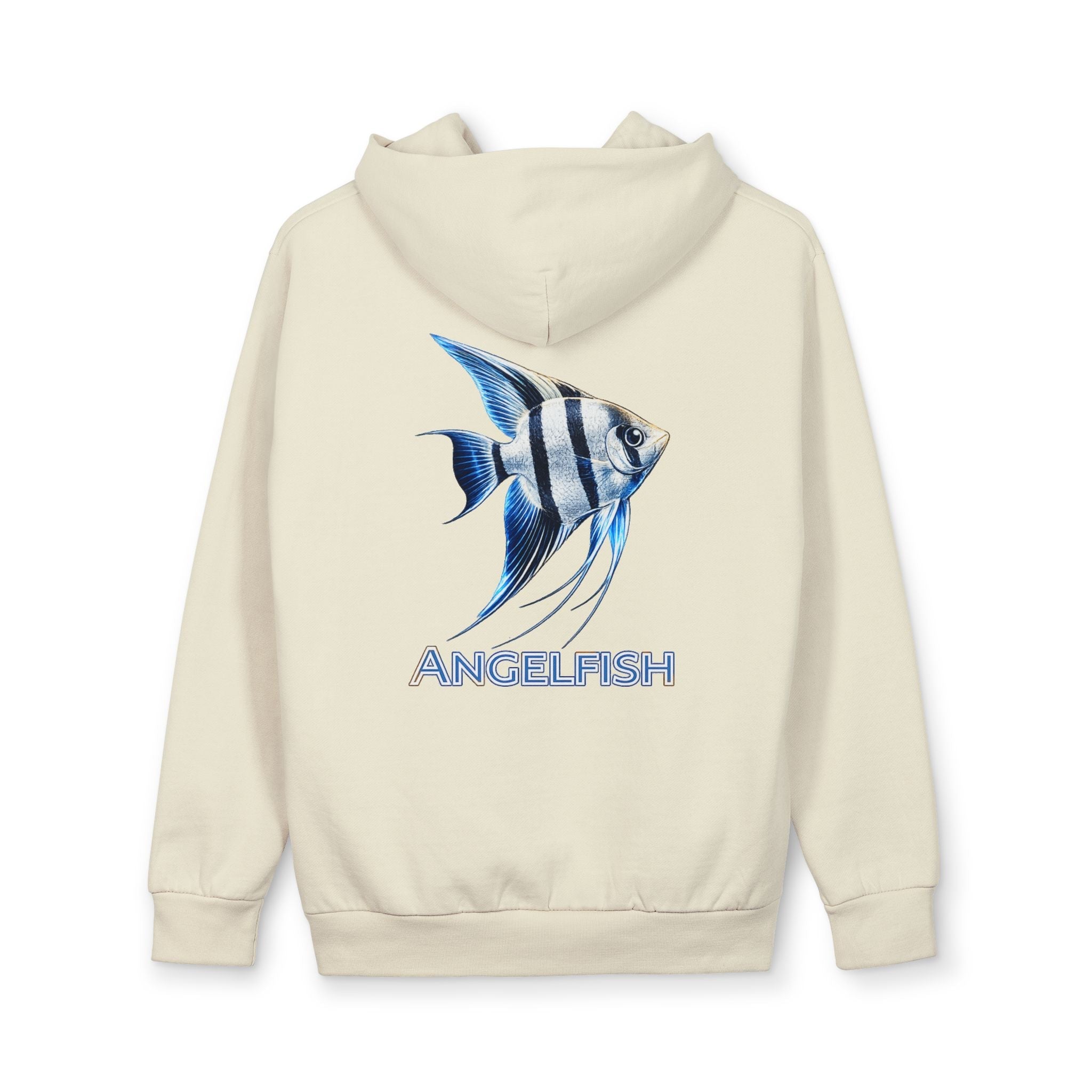 Angelfish Graphic Hoodie — Aquatic Fish Print Pullover