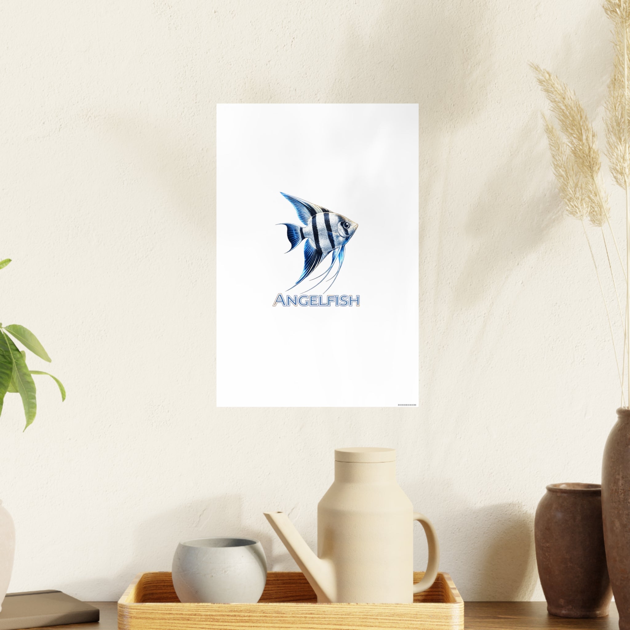 Angelfish – Premium Satin Photo Art Poster