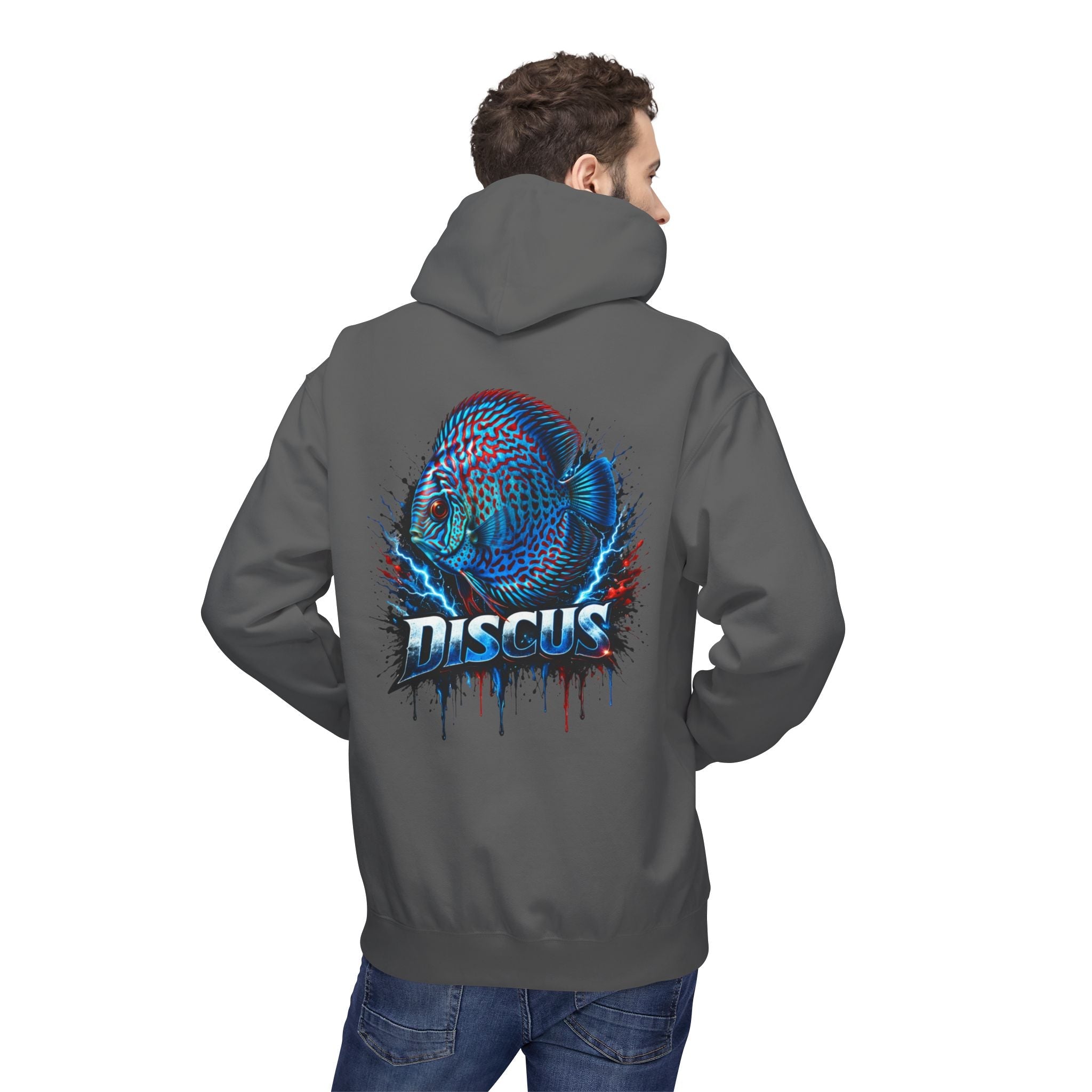 Discus Fish Hoodie — Vibrant Aquarium Graphic Pullover
