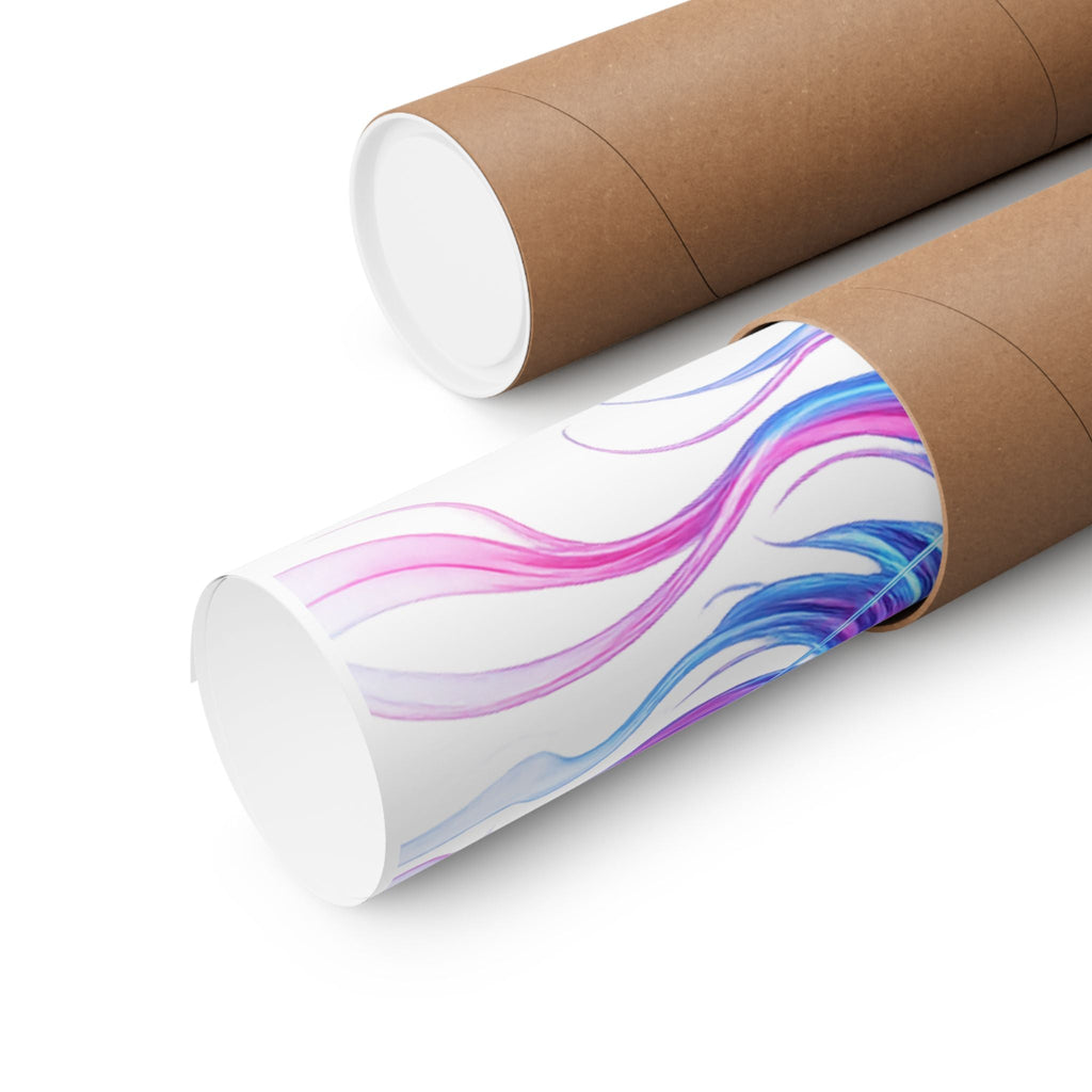 Electric Paint Betta Art Poster