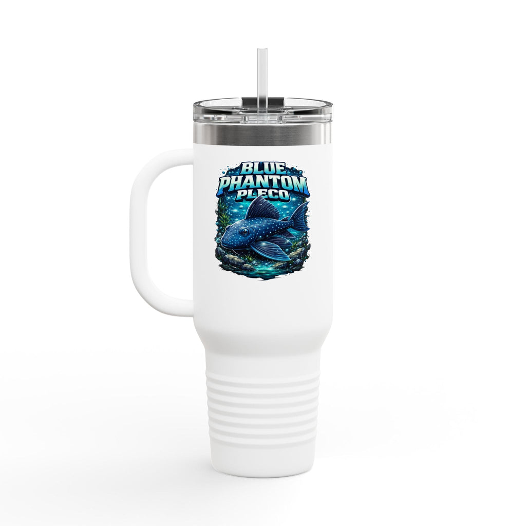 Blue Phantom Pleco L-128 – 40oz Premium Insulated Travel Mug, 40oz