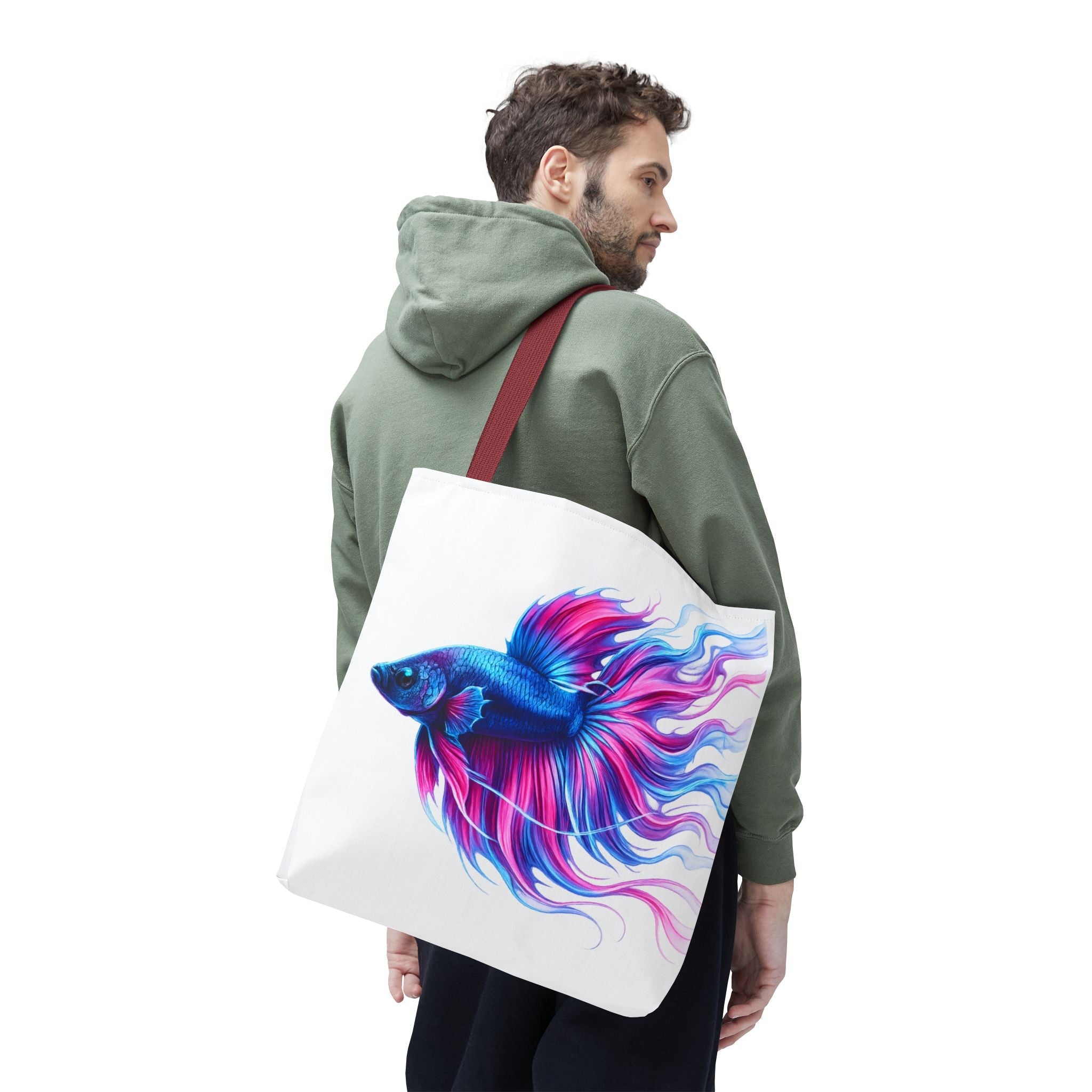 Electric Paint Betta Tote Bag