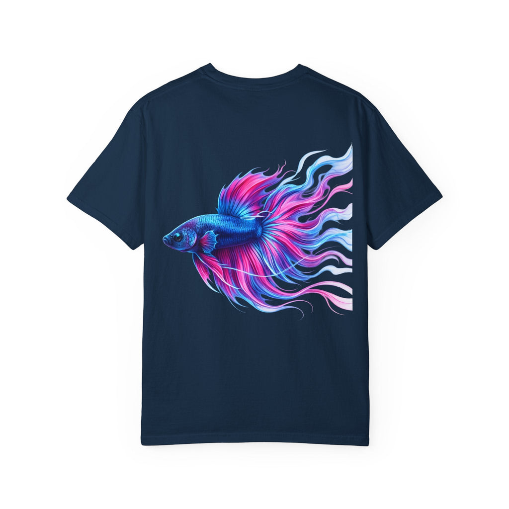 Electric Paint Betta T-Shirt — Neon Betta Splendens Art Tee