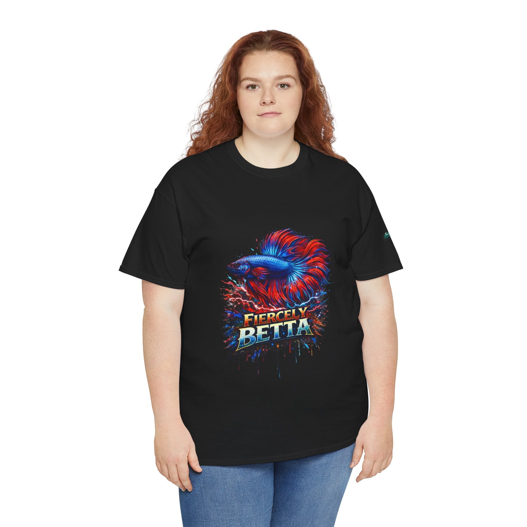Betta Fish T-Shirt — Fiercely Betta Colorful Aquarium Fish Tee