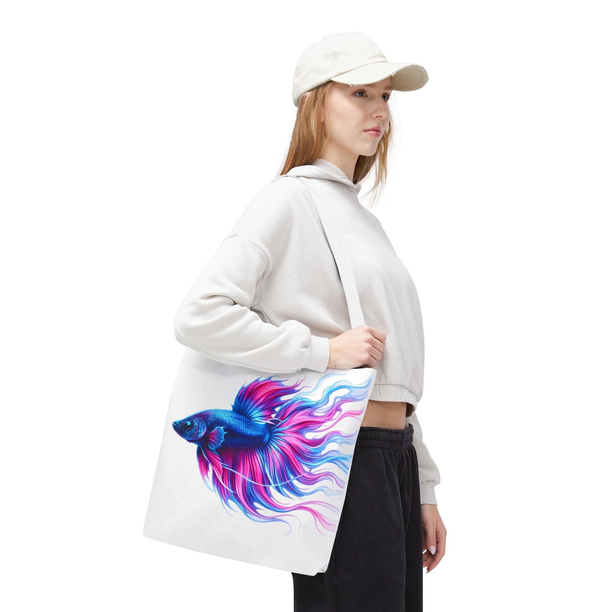 Electric Paint Betta Tote Bag