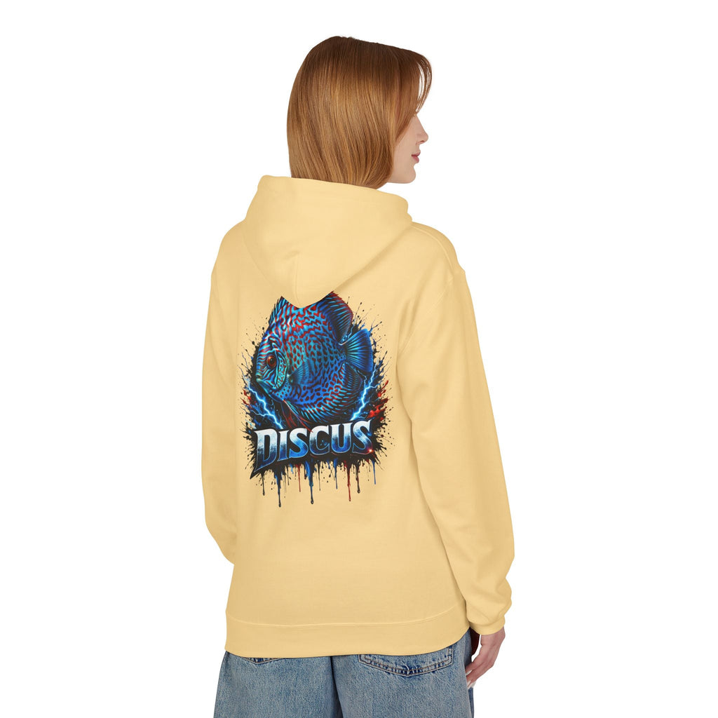 Discus Fish Hoodie — Vibrant Aquarium Graphic Pullover