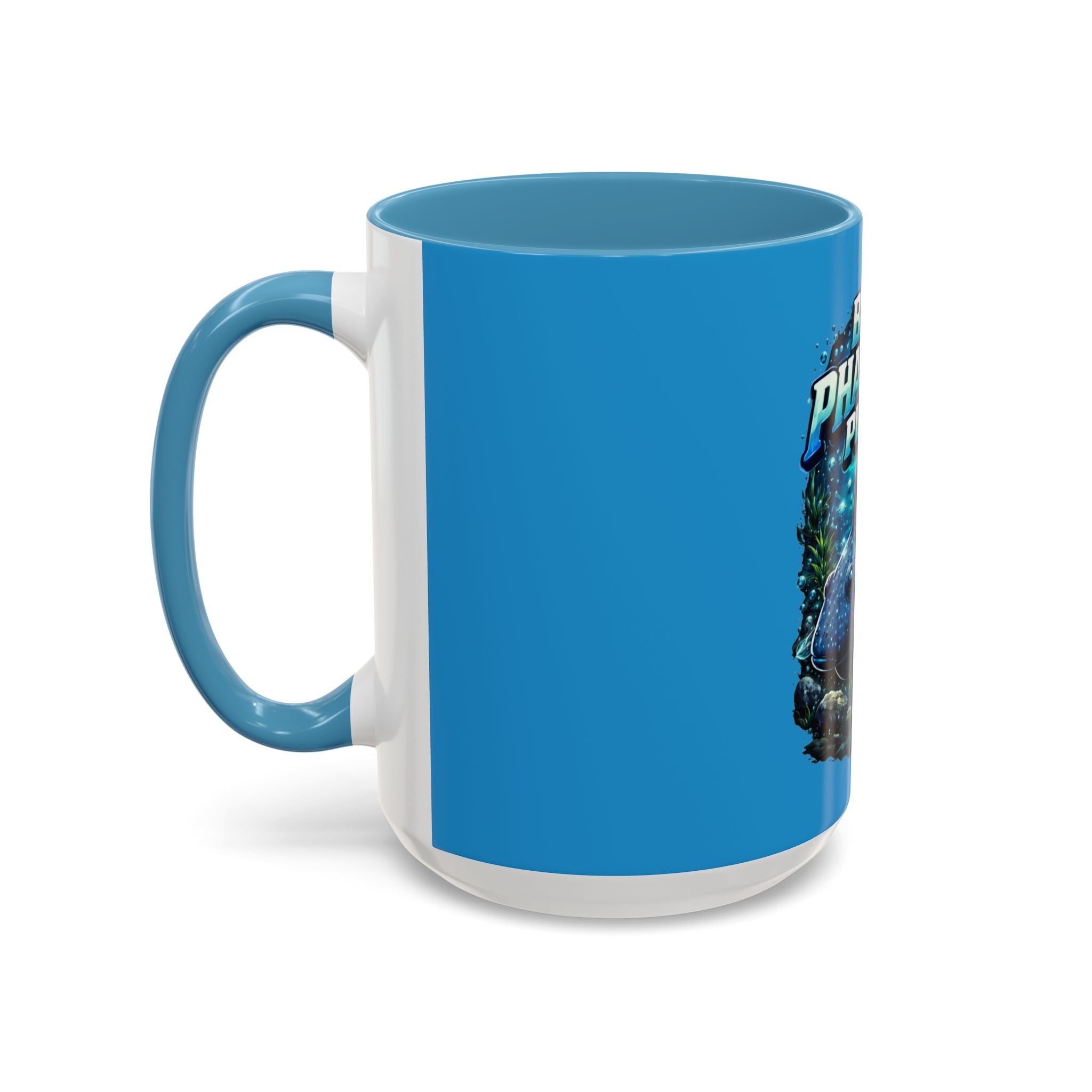 Blue Phantom Pleco Accent Coffee Mug – Aquarium Fish Lover Gift (11/15oz)