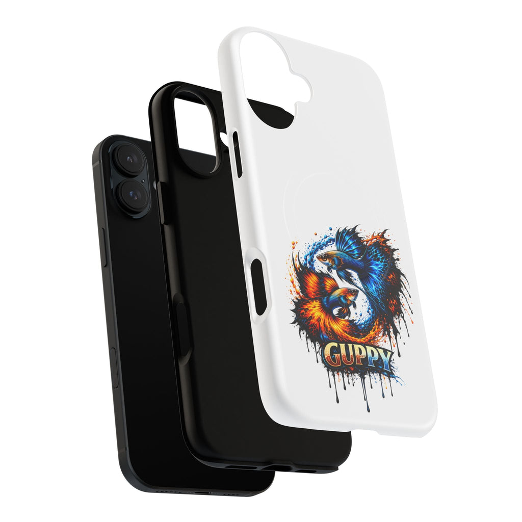 Fire & Ice Guppy – "Neon Flare" Magnetic Impact Case