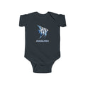 Angelfish Baby Bodysuit — Blue Aquarium Fish Infant Onesie