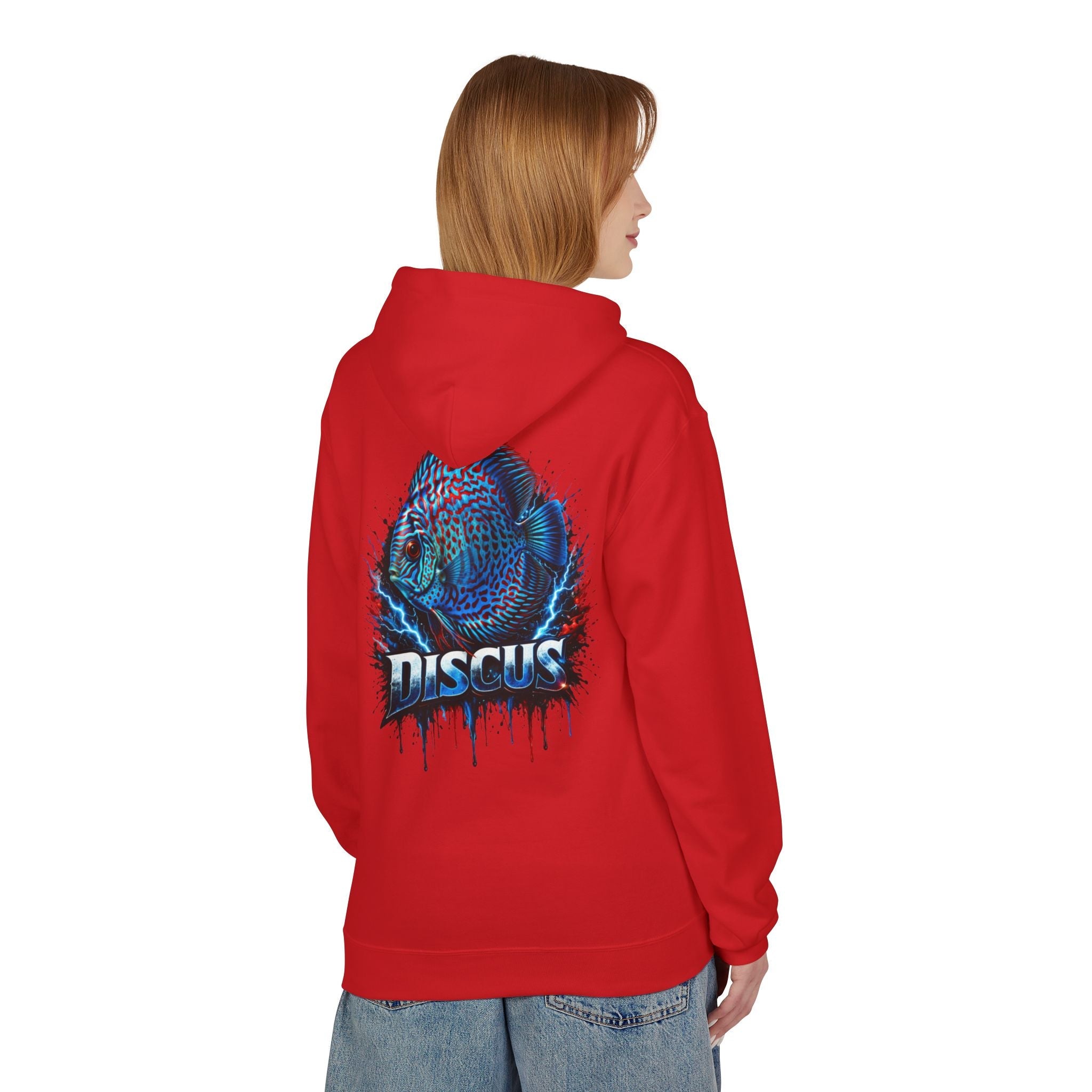 Discus Fish Hoodie — Vibrant Aquarium Graphic Pullover