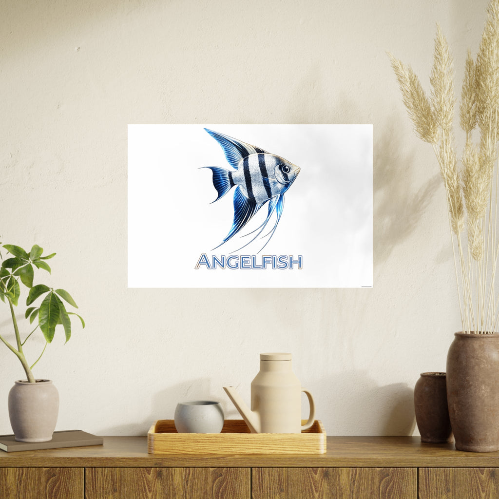 Angelfish – Premium Satin Photo Art Poster