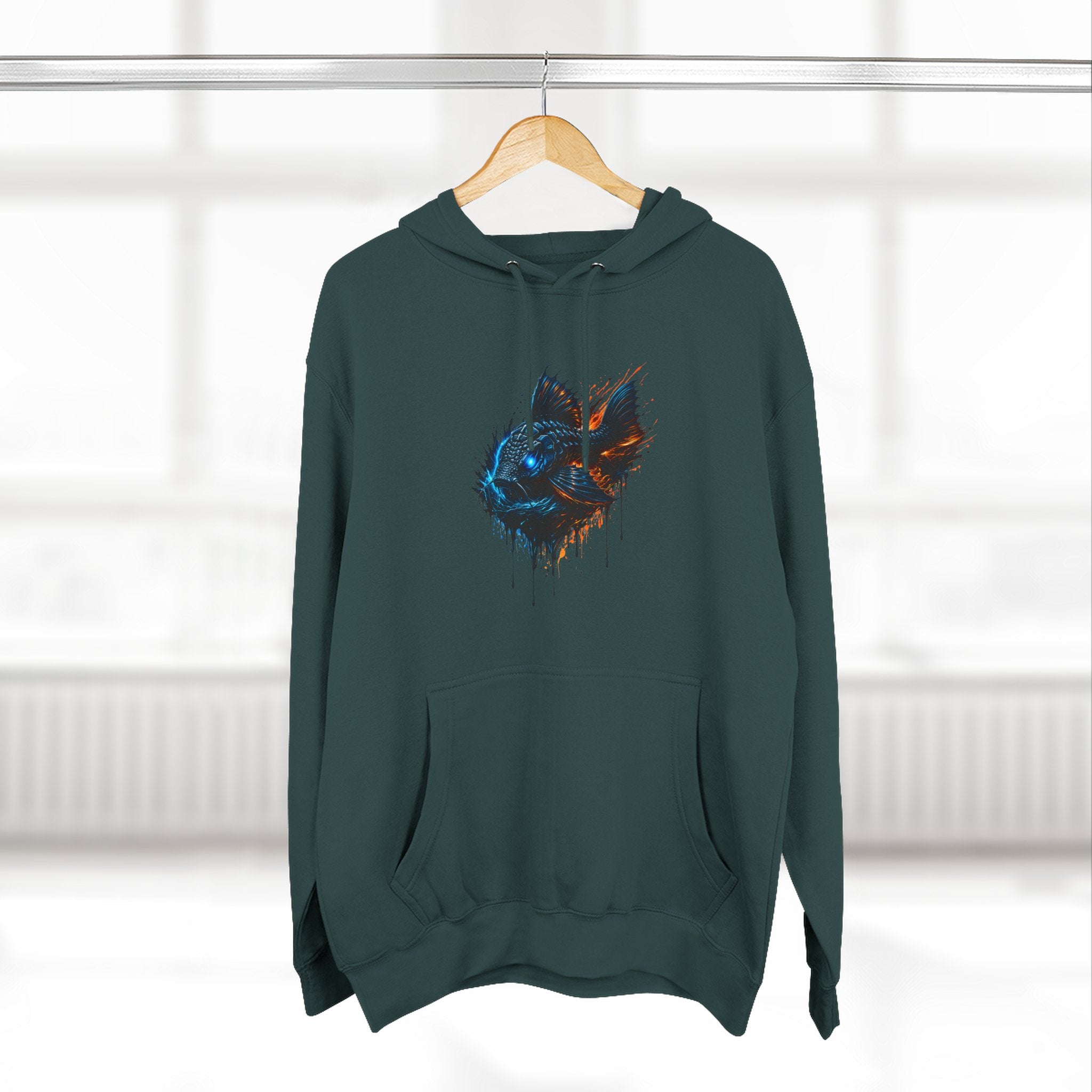 Armored Pleco L-185 – Premium Fleece Hooded Sweatshirt