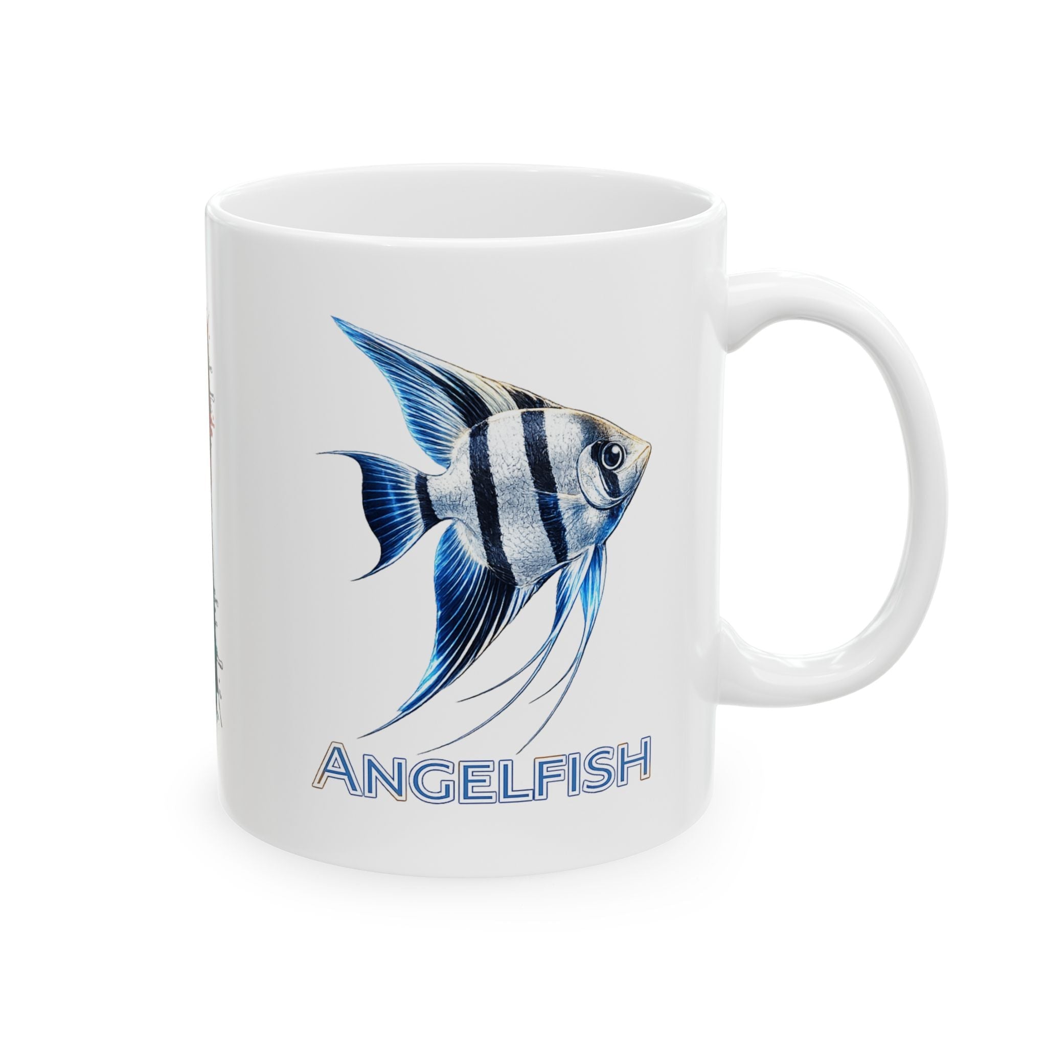 Early Tides. The Angelfish Collector's Coffee Cup. Ceramic Coffee Cup (11oz, 15oz)