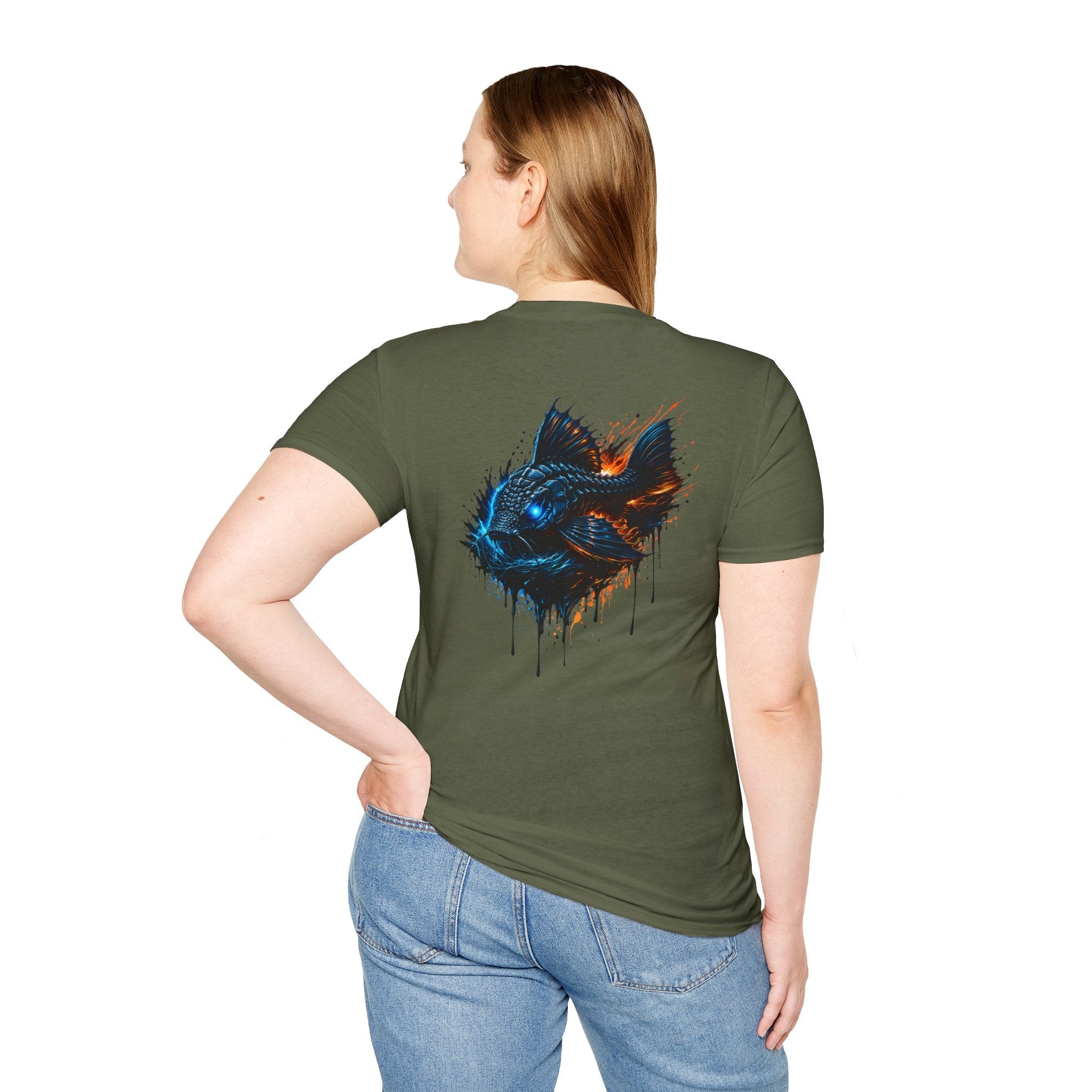 L-185 Xingu Spiny Monster Pleco — Premium Graphic T-Shirt