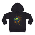 Toddler Hoodie with Colorful Angelfish Graphic