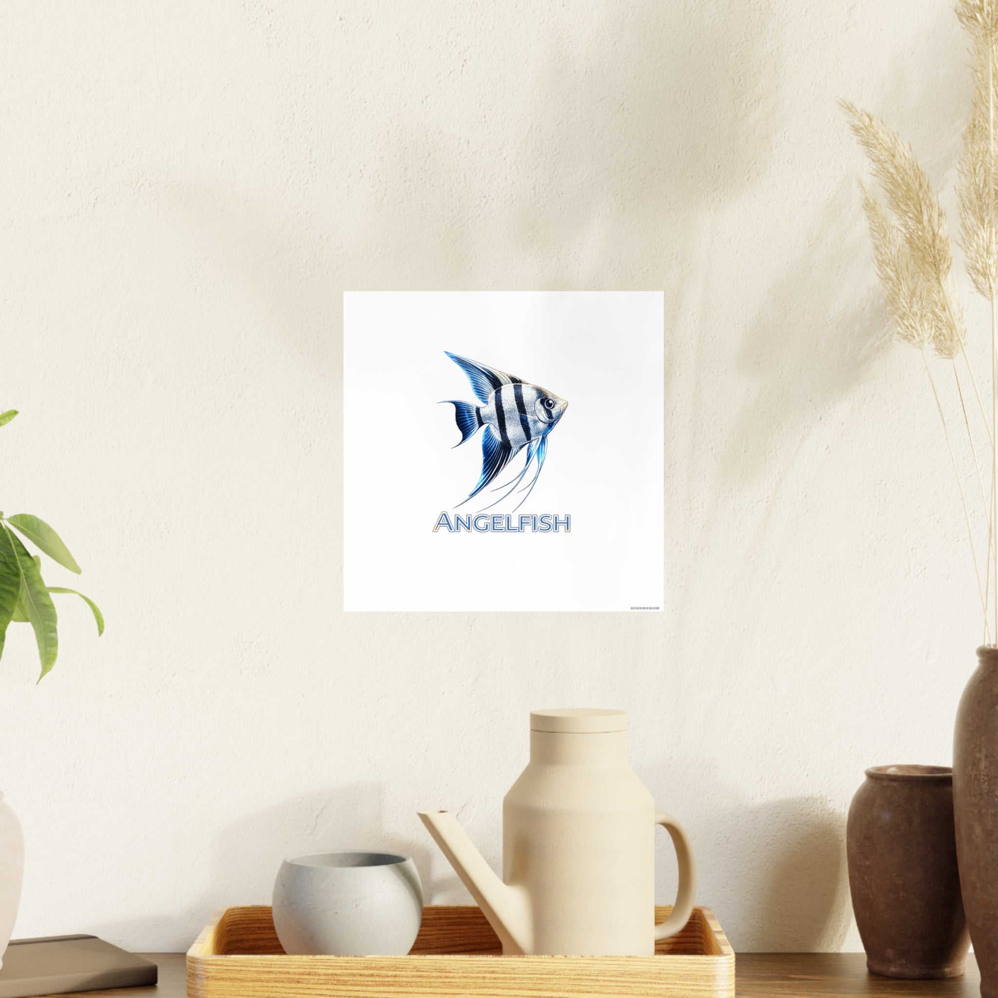 Angelfish – Premium Satin Photo Art Poster