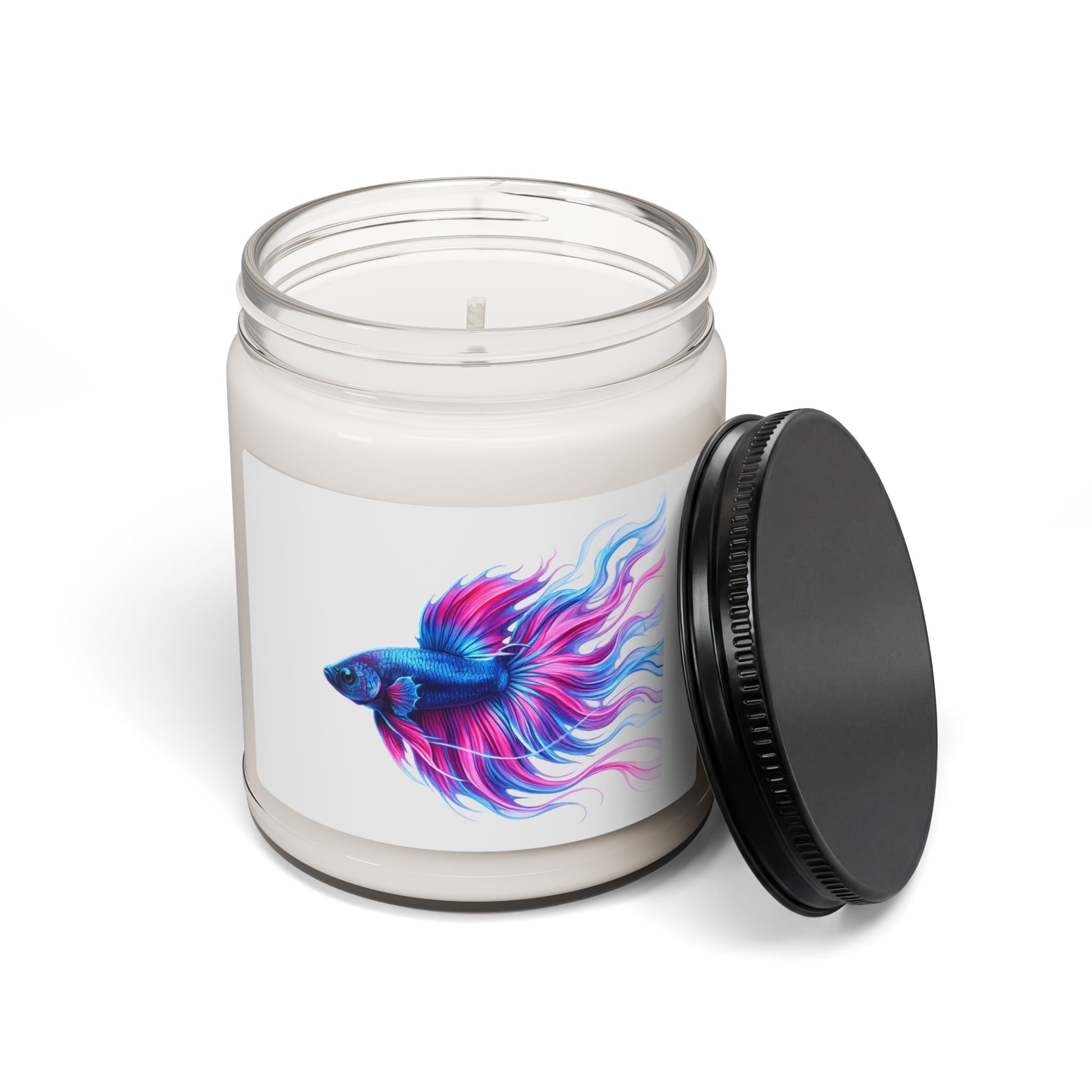 Electric Paint Betta Soy Candle