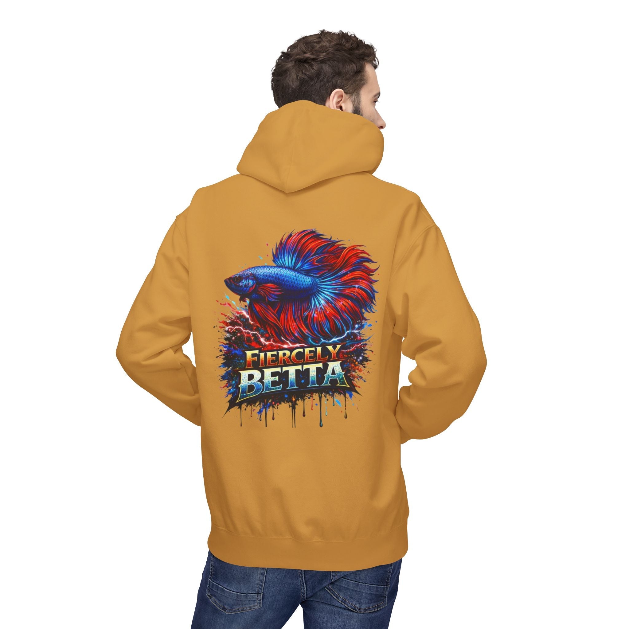 Fiercely Betta Hoodie – Colorful Betta Fish Graphic Pullover
