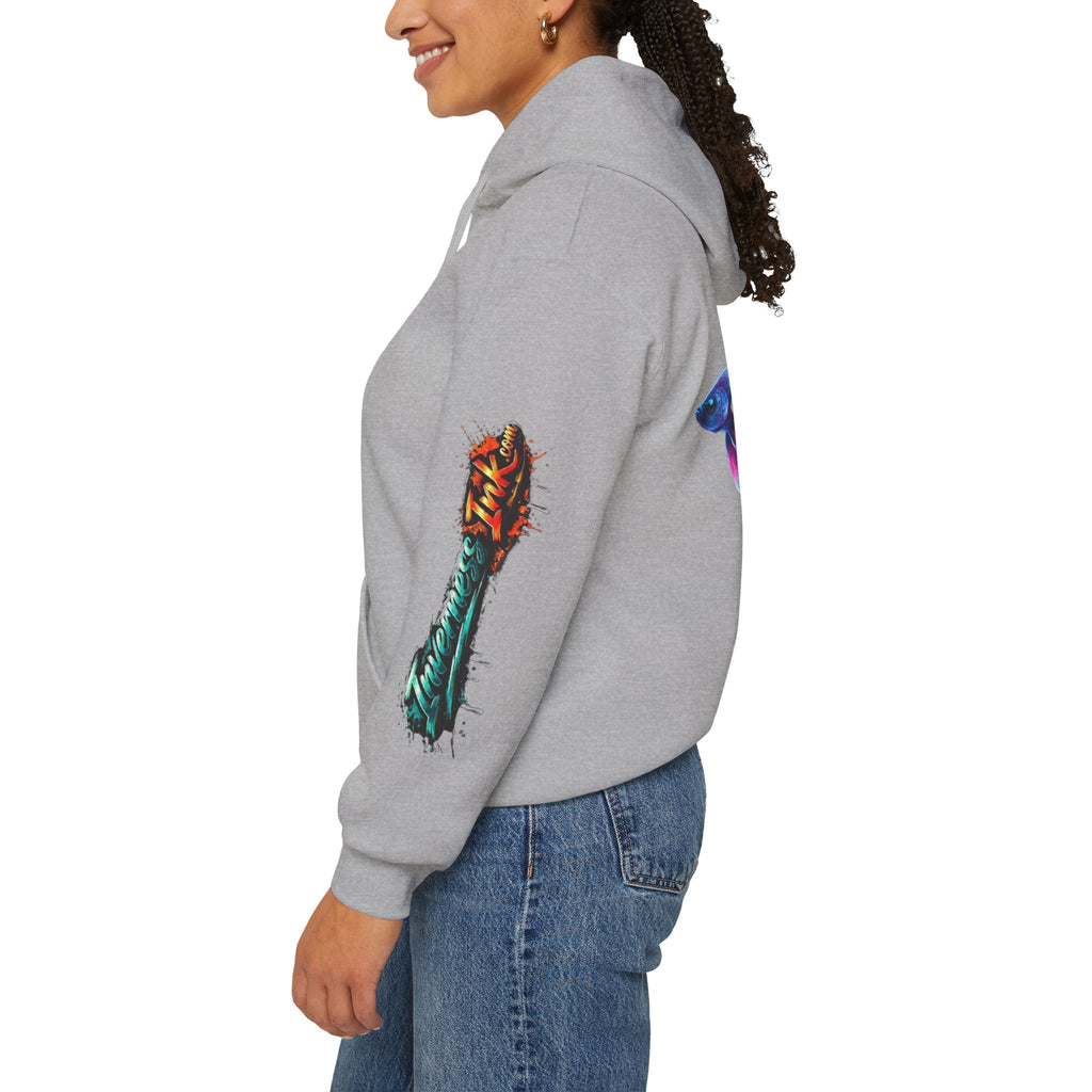 Electric Paint Betta — Artisan Series Hoodie — Inverness Ink Graphic Pullover