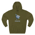 Angelfish Graphic Hoodie — Blue Aquarium Fish Pullover