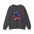 Betta Fish Crewneck Sweatshirt — "Fiercely Betta" Colorful Aquarium Graphic