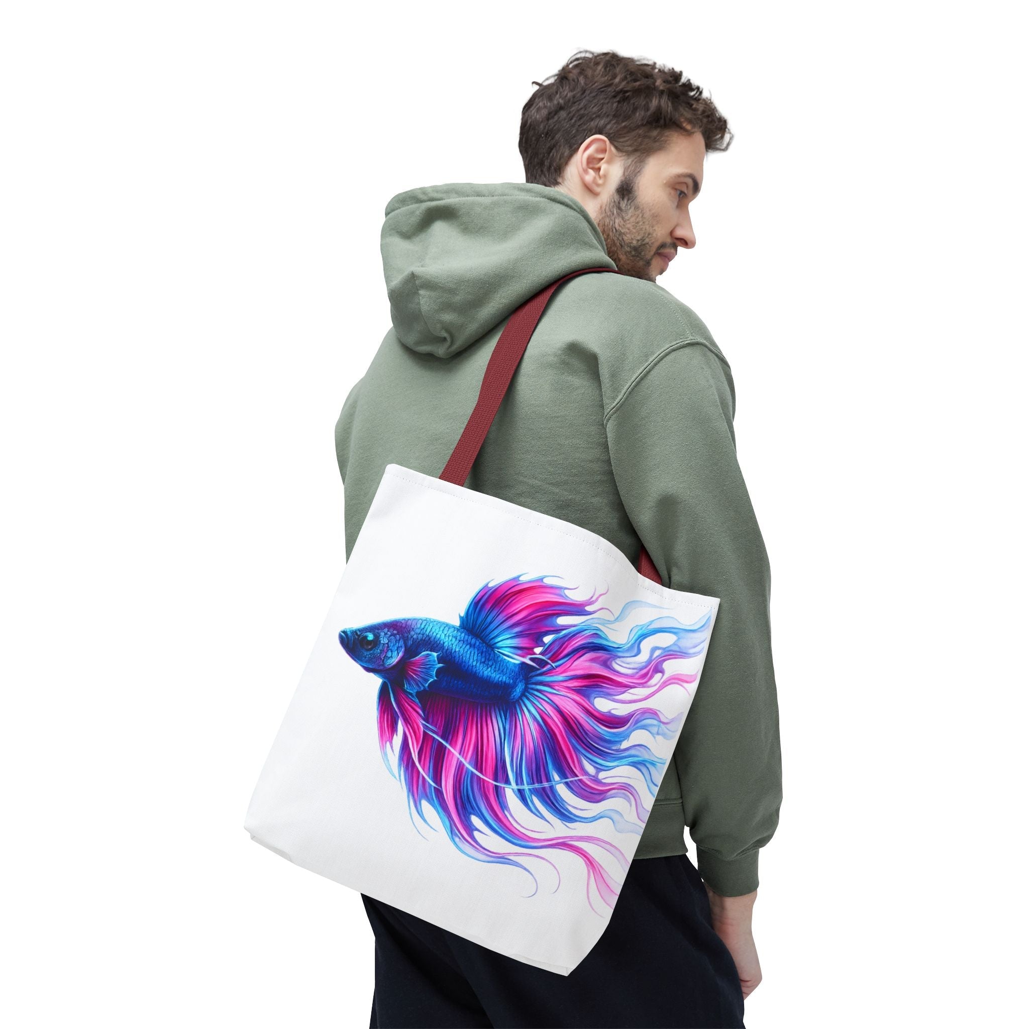 Electric Paint Betta Tote Bag