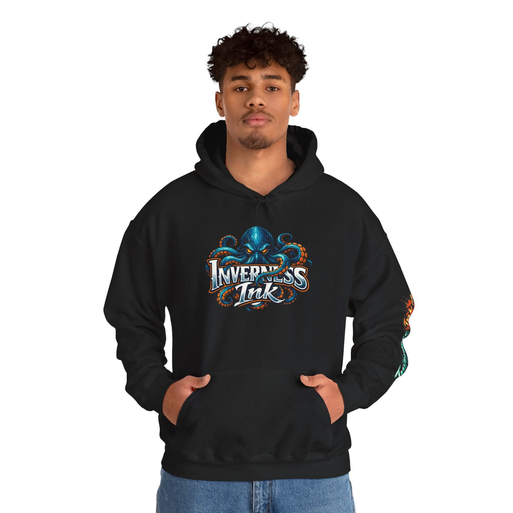 Electric Paint Betta — Artisan Series Hoodie — Inverness Ink Graphic Pullover