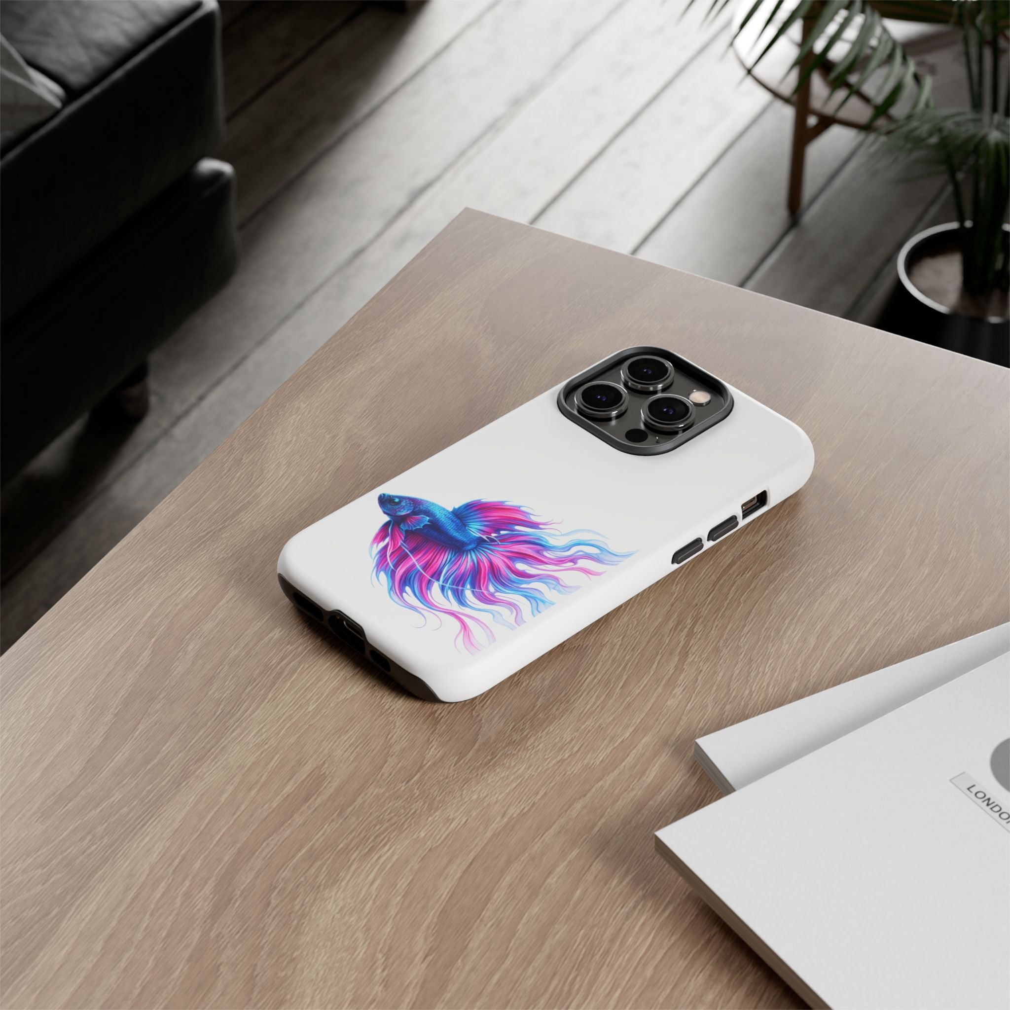 Electric Paint Betta Tough Phone Case