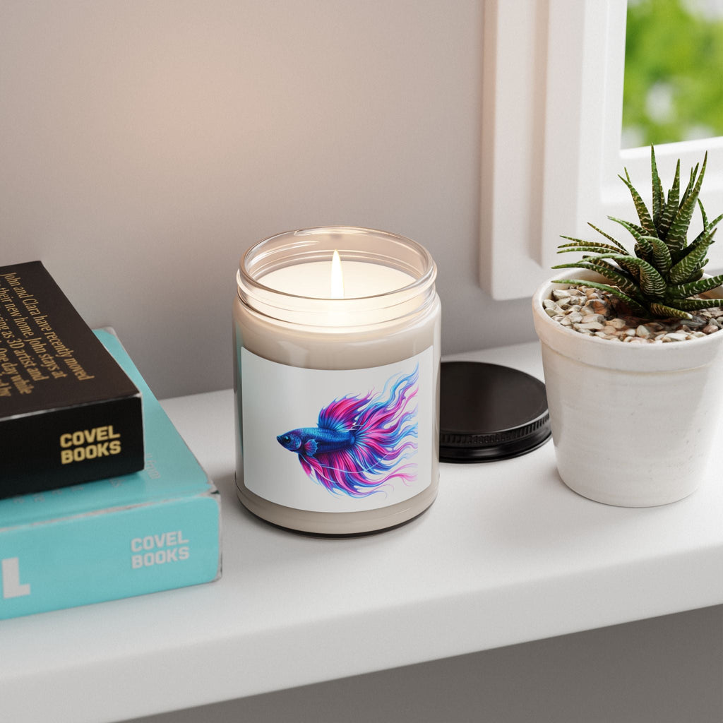 Electric Paint Betta Soy Candle