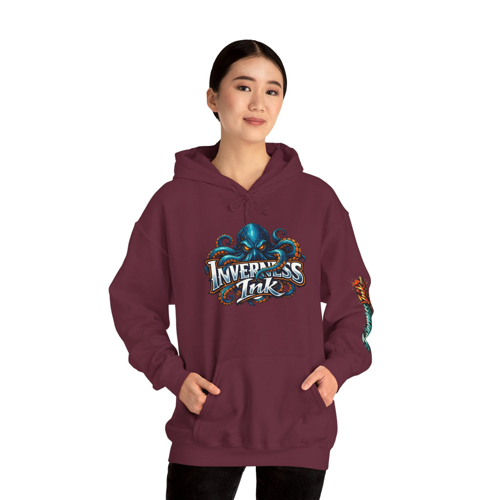 Electric Paint Betta — Artisan Series Hoodie — Inverness Ink Graphic Pullover
