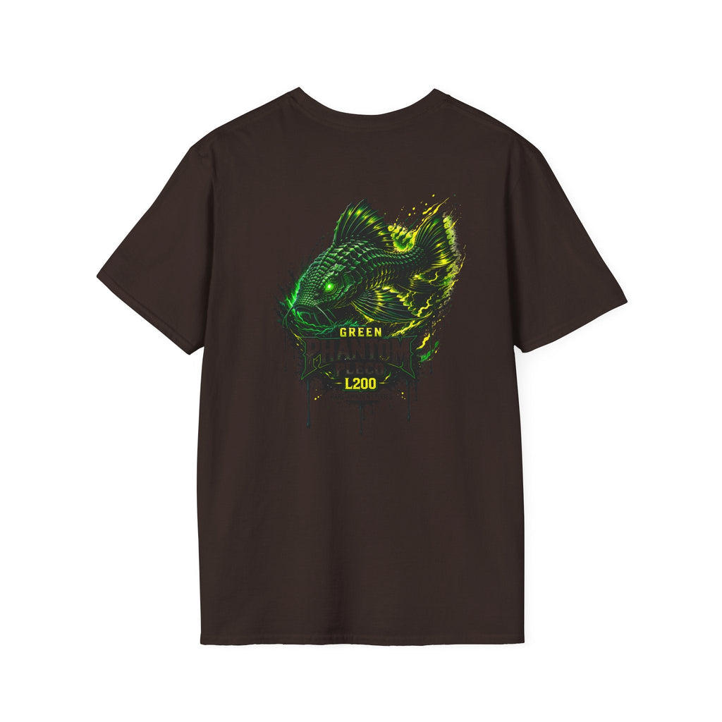 Green Phantom Pleco Tee — Graphic Fish Aquarium Shirt